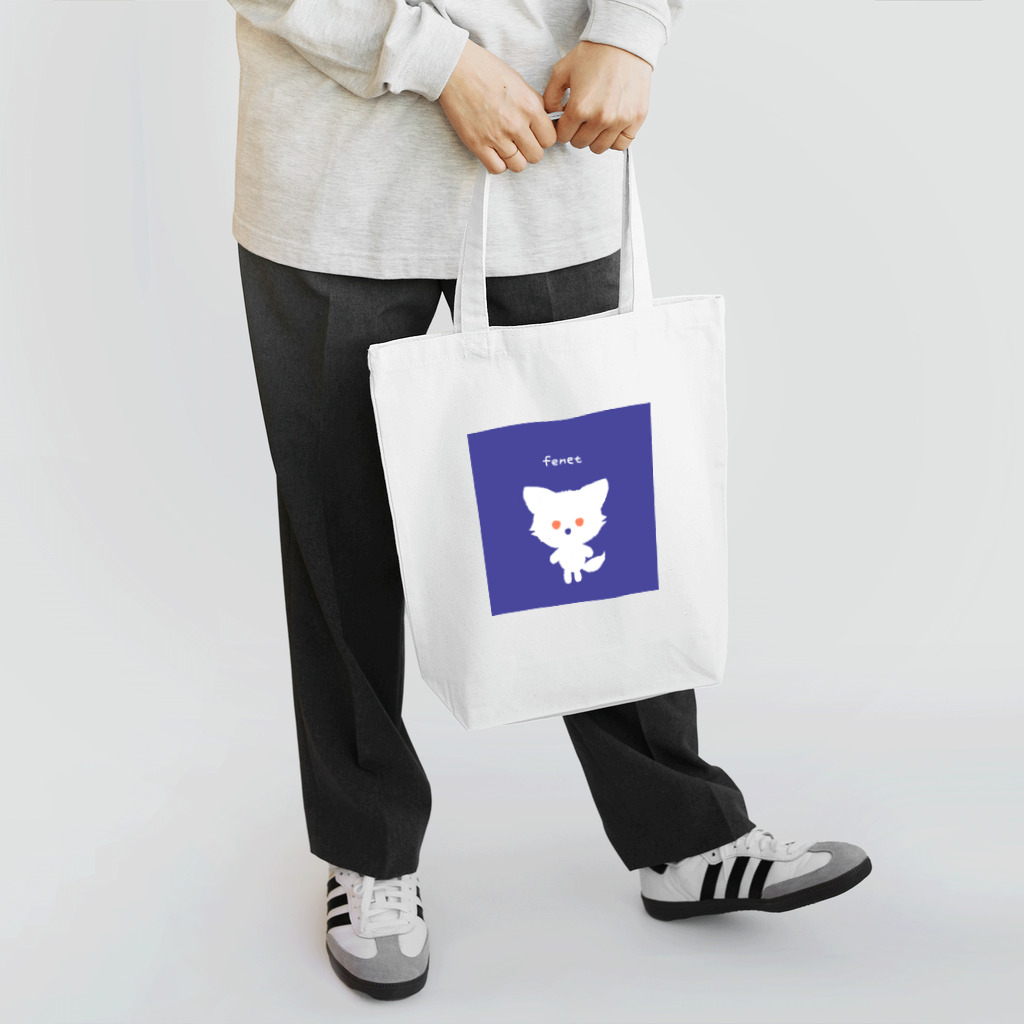 BLUE fenetのねこきつね Tote Bag