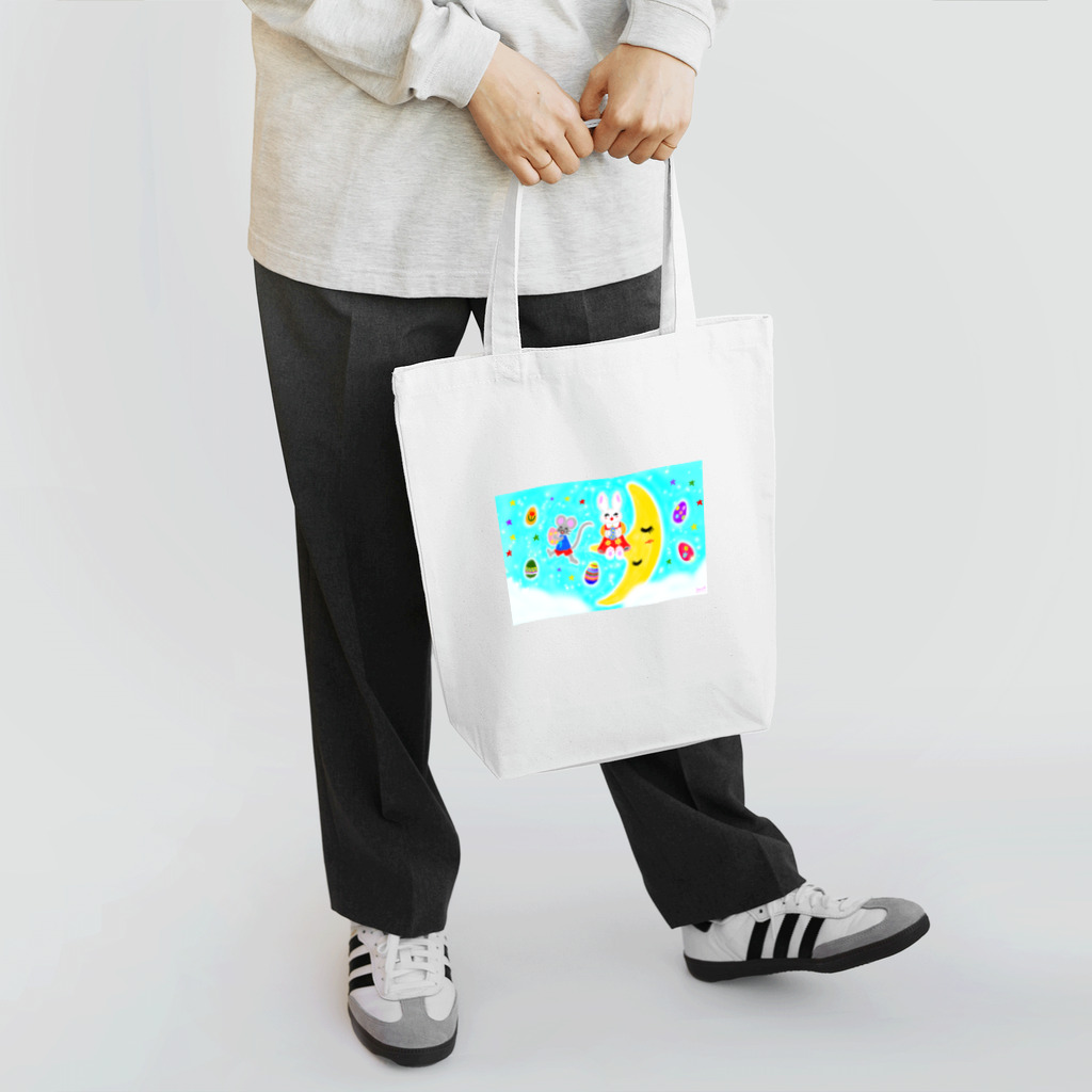 夢の世界のお店🌟のミミナちゃんとマウチュくん Tote Bag
