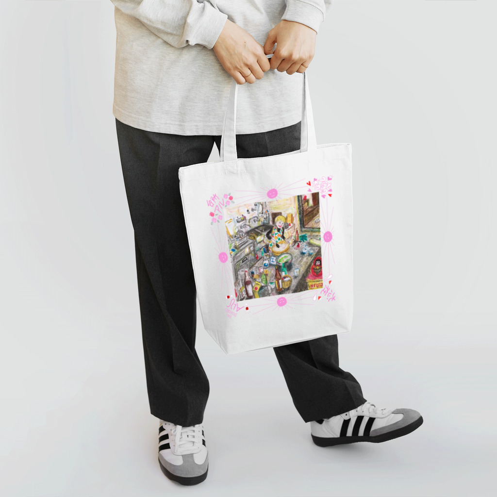 セカイワールドのファンキーオーガニック Tote Bag