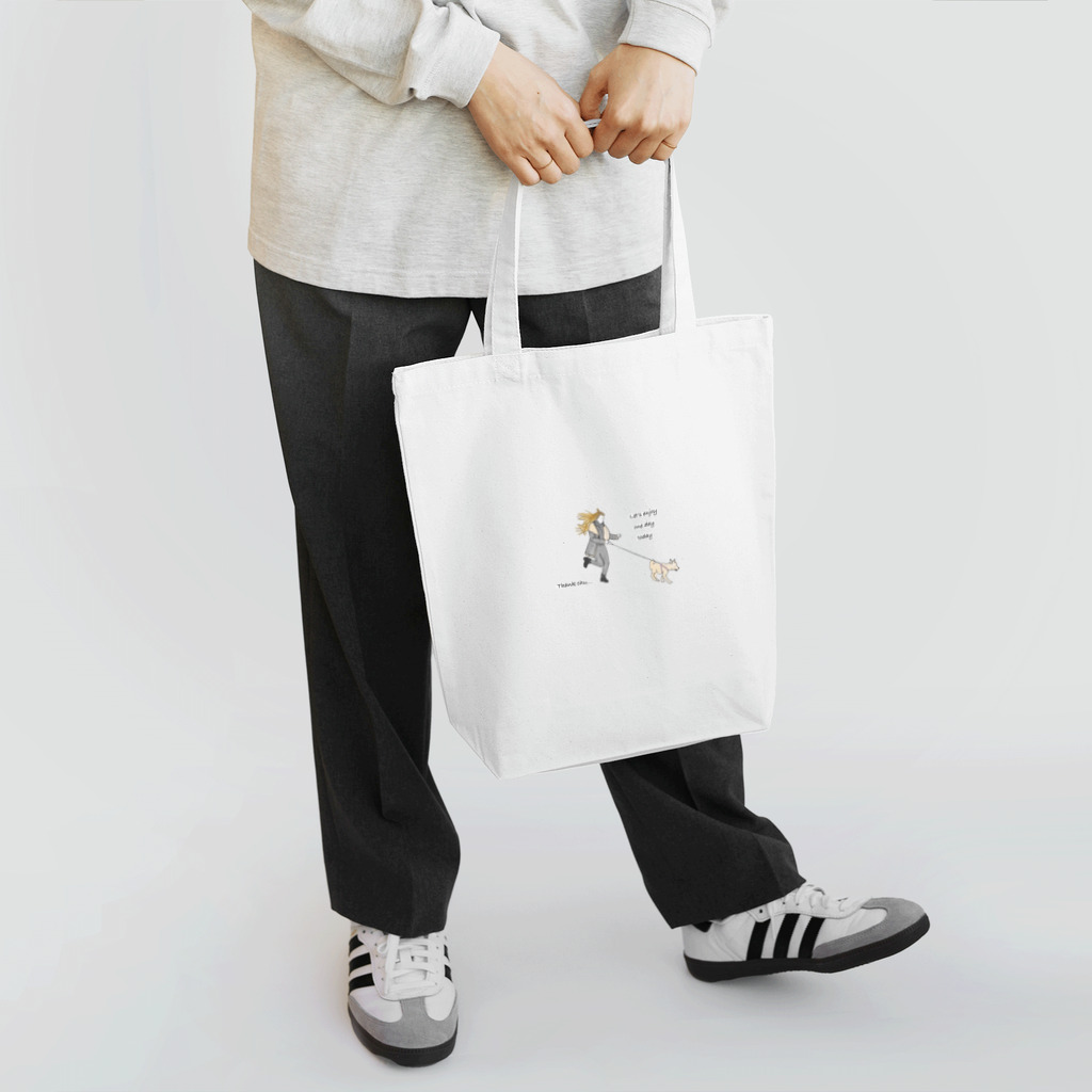 Let's have a wonderful day!の今日も1日楽しもう！ Tote Bag