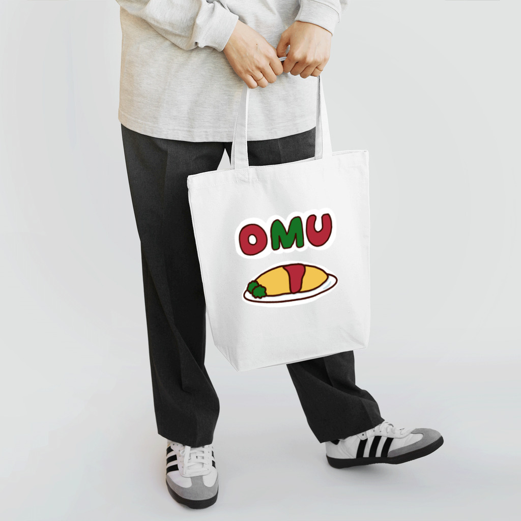 旻天堂(旧 ゆうれい星)のOMU OMU (余白有りVer.) トートバッグ