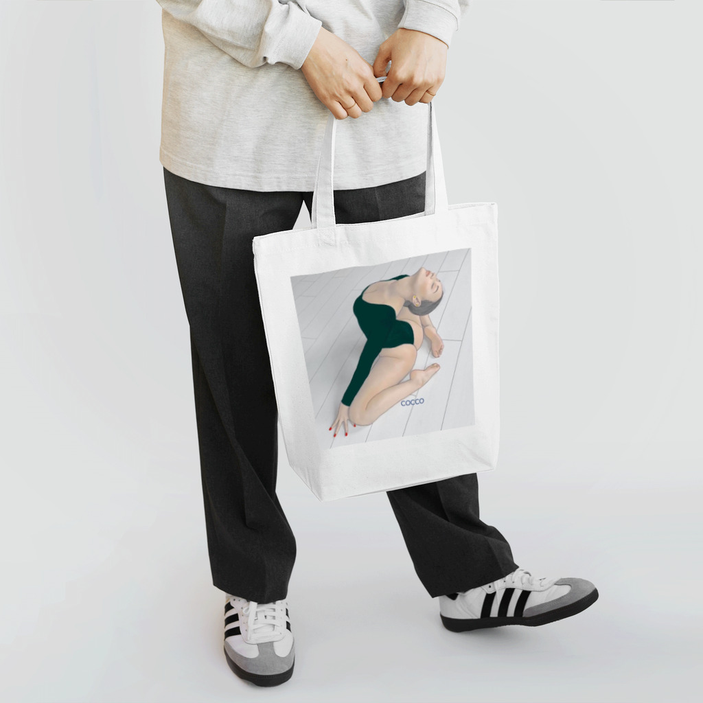 こっこさんのお店のYoga girl〜静かな朝〜 Tote Bag