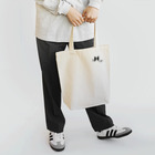 interested in?の1.hydrogen(黒/表のみ) Tote Bag