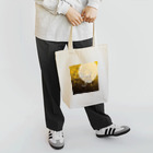 Animal_Collection_Clubのお月様にThank You(Yellow) Tote Bag