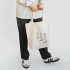 AIC(ｱｲｸ)のTAKE THE INITIATIVE.(黒字) Tote Bag