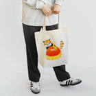 momo♡animsls Storeのレッサーパンダ (林檎のタルト) Tote Bag
