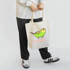 MONSAN SHOPの《MONSAN》セキセイ（グリーン） Tote Bag