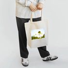 エモみちゃんの逆光菜の花 トートバッグ