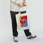 3eyesのZODIAC rooster （酉） Tote Bag