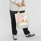 aiart aimiの紫陽花とワンコ Tote Bag