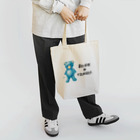 cocoartの雑貨屋さんの【Believe in yourself.】（青くま）  Tote Bag
