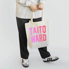 JIMOTOE Wear Local Japanの台東区 TAITO WARD トートバッグ
