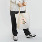 Y m @Y's shopの猫と薔薇　パールver. Tote Bag