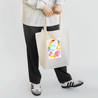 MizuHoイラストショップのお花と虹と空 Tote Bag