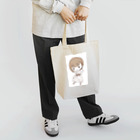 こんぺい塔の花柄ワンピの女性 Tote Bag