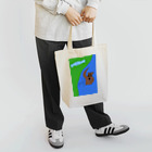 atelier_lapislazuliのくまはにわ鮭をとる Tote Bag