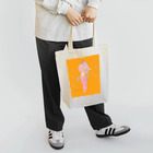 Noa Noa Art ＆ Designのタヒチアンダンサー（オレンジ）｜Ori Tahiti Lady Tote Bag