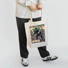 HappyFaceMarketのゴジラになりたい猫 CATZILLA Tote Bag