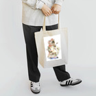 スーパーファンタジー絵描き　松野和貴の猫の王 トートバッグ