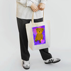 _melon_aki_のテディベア　パープル Tote Bag