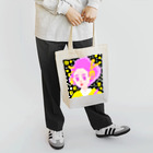 青天女AotennyoのPGC QR イエロー Tote Bag