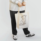 せきね まりのの人間をみまもるねこ(君の幸せを祈る Tote Bag