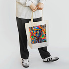 ヲシラリカのカラフル　アート　男性 Tote Bag