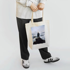 世界の絵画アートグッズのカスパー・ダーヴィト・フリードリヒ《雲海の上の旅人》 Tote Bag