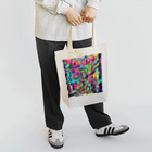 TakashiSの vivid gas station Tote Bag