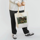 世界美術商店の飢えたライオン / The Hungry Lion Throws Itself on the Antelope Tote Bag