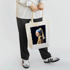 世界美術商店の真珠の耳飾りの少女 / Girl with a Pearl Earring Tote Bag