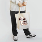 もふもふデザインストアの癒しのふわふわ、もちもち犬 Tote Bag