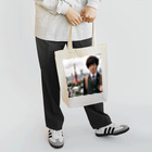 可愛い男の子イラスト販売所　By,keicyanの男の子　中学1年生　タワーバッグに Tote Bag