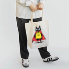 Lapis SHOPの黒猫ヒーロー Tote Bag