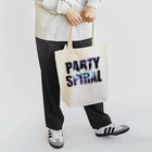 RIDEXのPARTY SPIRAL T-SHIRT Tote Bag