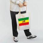 DRIPPEDのRASTAFARI LION FLAG-エチオピア帝国の国旗- Tシャツ トートバッグ