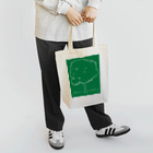 けやきのみらいの線デザイン（緑地） Tote Bag