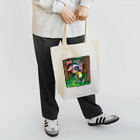 ゴルフバカイラストレーター野村タケオのNOM SHOPの森のトラブルショット Tote Bag