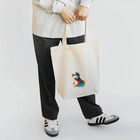 Elegant curved dogのElegant Curved Shih Tzu Tote Bag