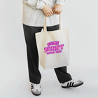 Some Bunny Loves You!のCollege Logo(Pink×Purple) Tote Bag