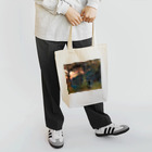 世界の絵画アートグッズのフェルディナント・ナブ 《山岳湖畔の宮殿》 Tote Bag