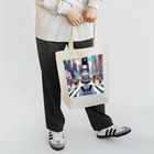 Artful Whiskersの一人旅の少女 Tote Bag