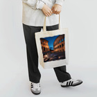 awawoの夕闇に染まるコロッセオの風景 Tote Bag