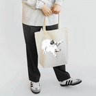 ３２１６の毛繕いの猫 Tote Bag