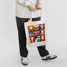 HAPPYTimeのカラフル背景 Tote Bag