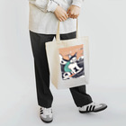 ねこ好きさんの波乗りねこ君 Tote Bag