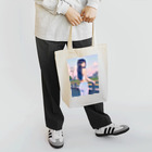 Sawadadaのランニング中の女性 Tote Bag