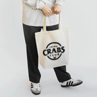 MatrixSphereのCRABBY CRABS CLUB シンプルロゴ Tote Bag