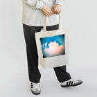 Famille de baleines(ファミールデバレーヌ)のあの雲、ピースしてない？ Tote Bag