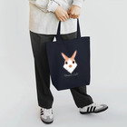 はらぺこCafeのぴょこっとミニレッキスさん／白文字 Tote Bag